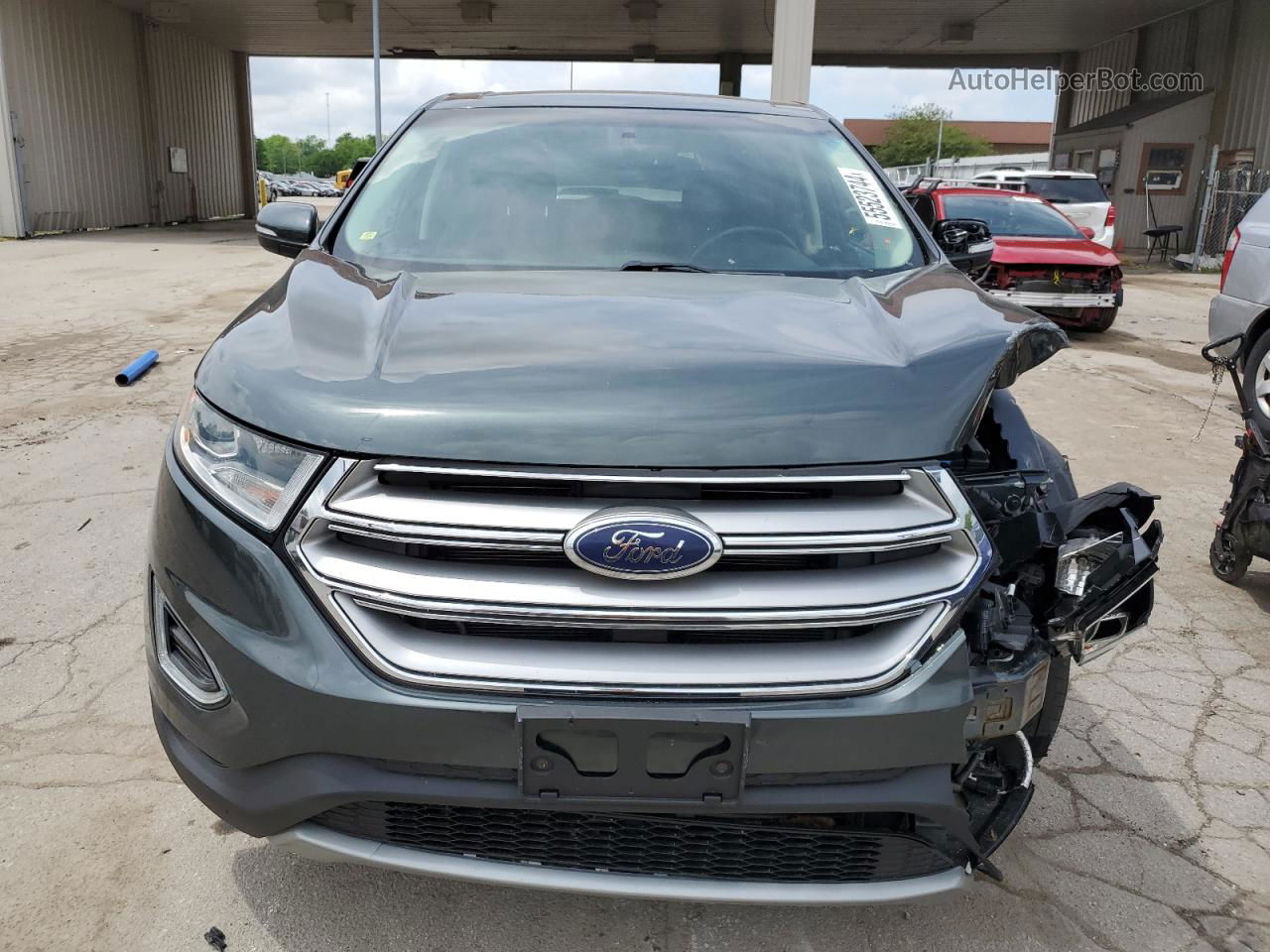 2015 Ford Edge Sel Black vin: 2FMPK4J9XFBC19435