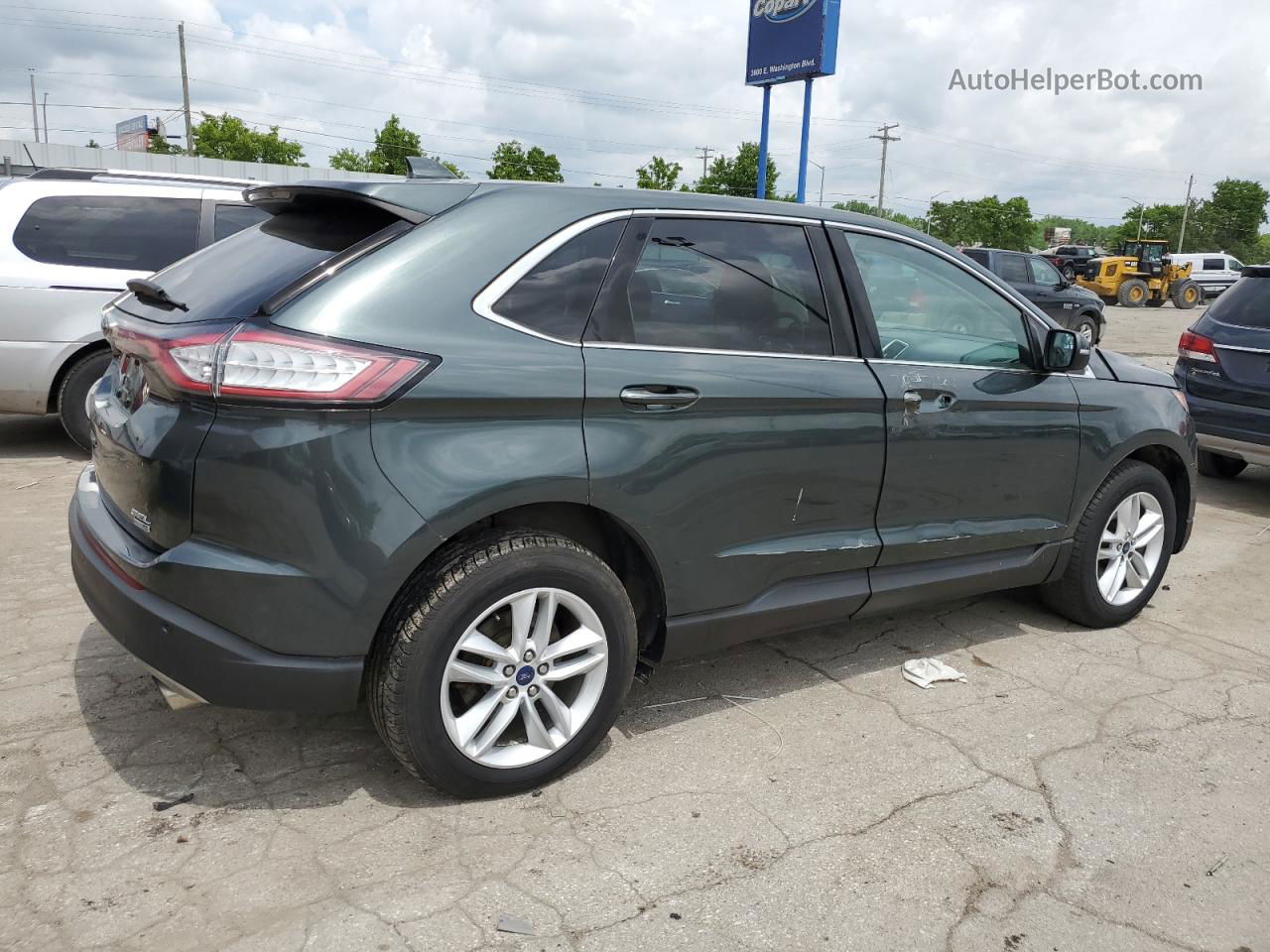 2015 Ford Edge Sel Black vin: 2FMPK4J9XFBC19435