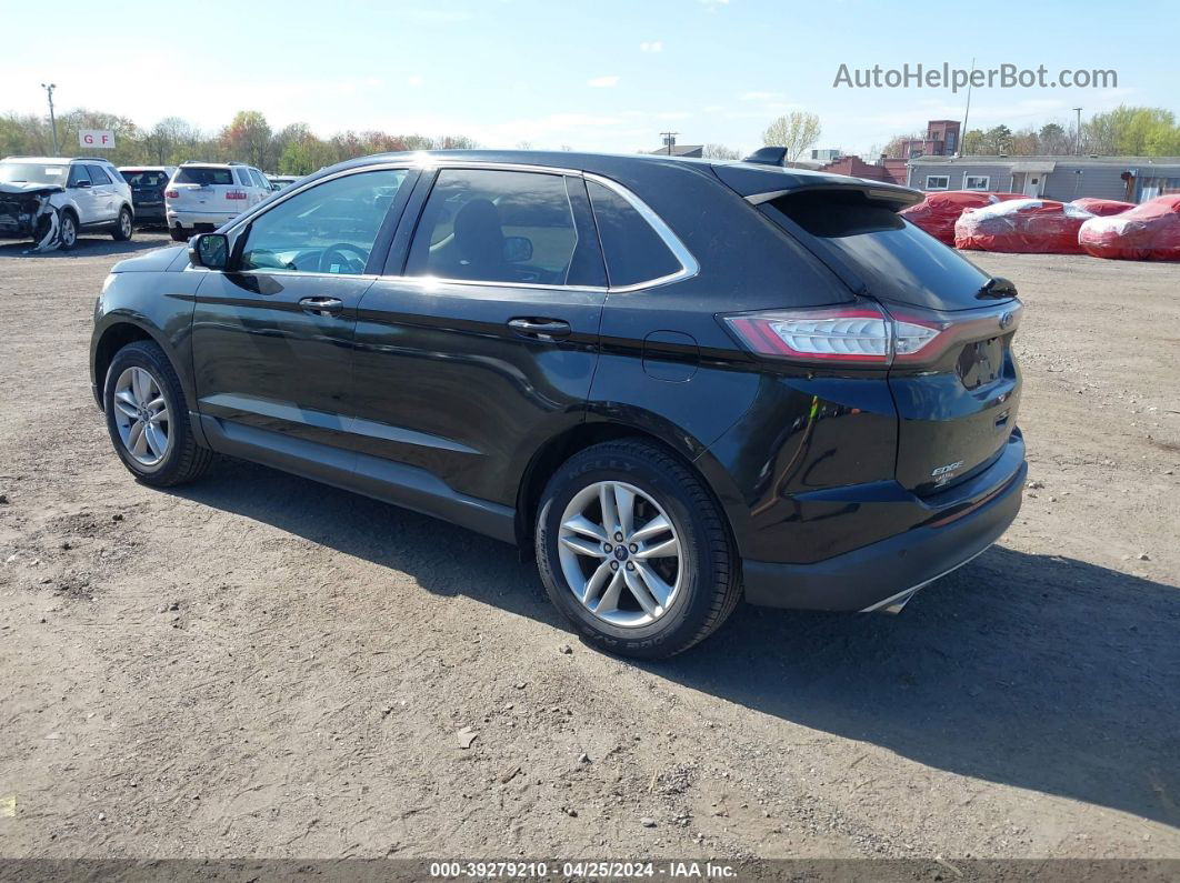 2016 Ford Edge Sel Черный vin: 2FMPK4J9XGBB61134