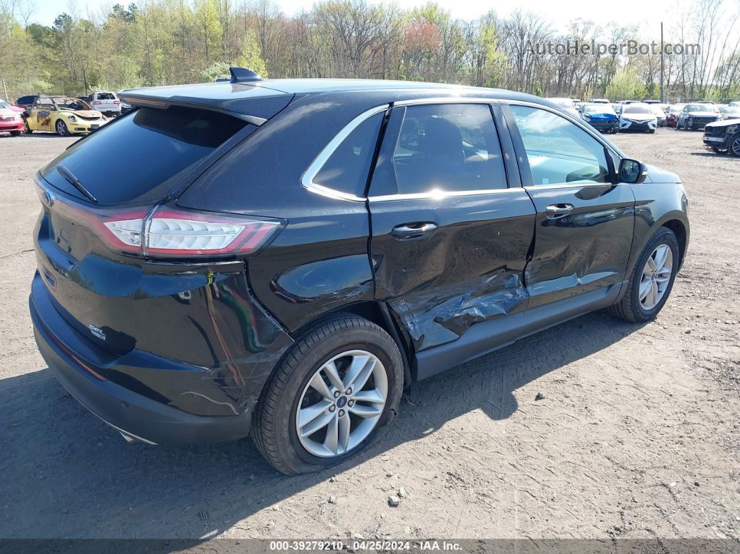 2016 Ford Edge Sel Black vin: 2FMPK4J9XGBB61134