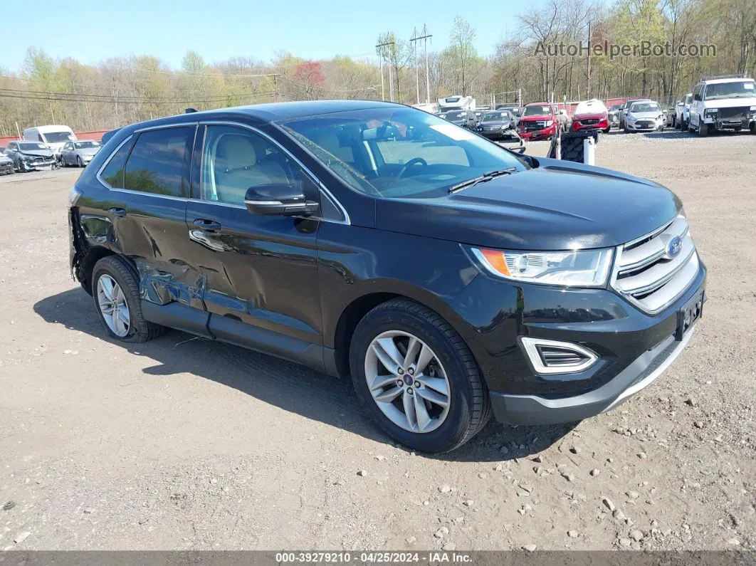 2016 Ford Edge Sel Black vin: 2FMPK4J9XGBB61134