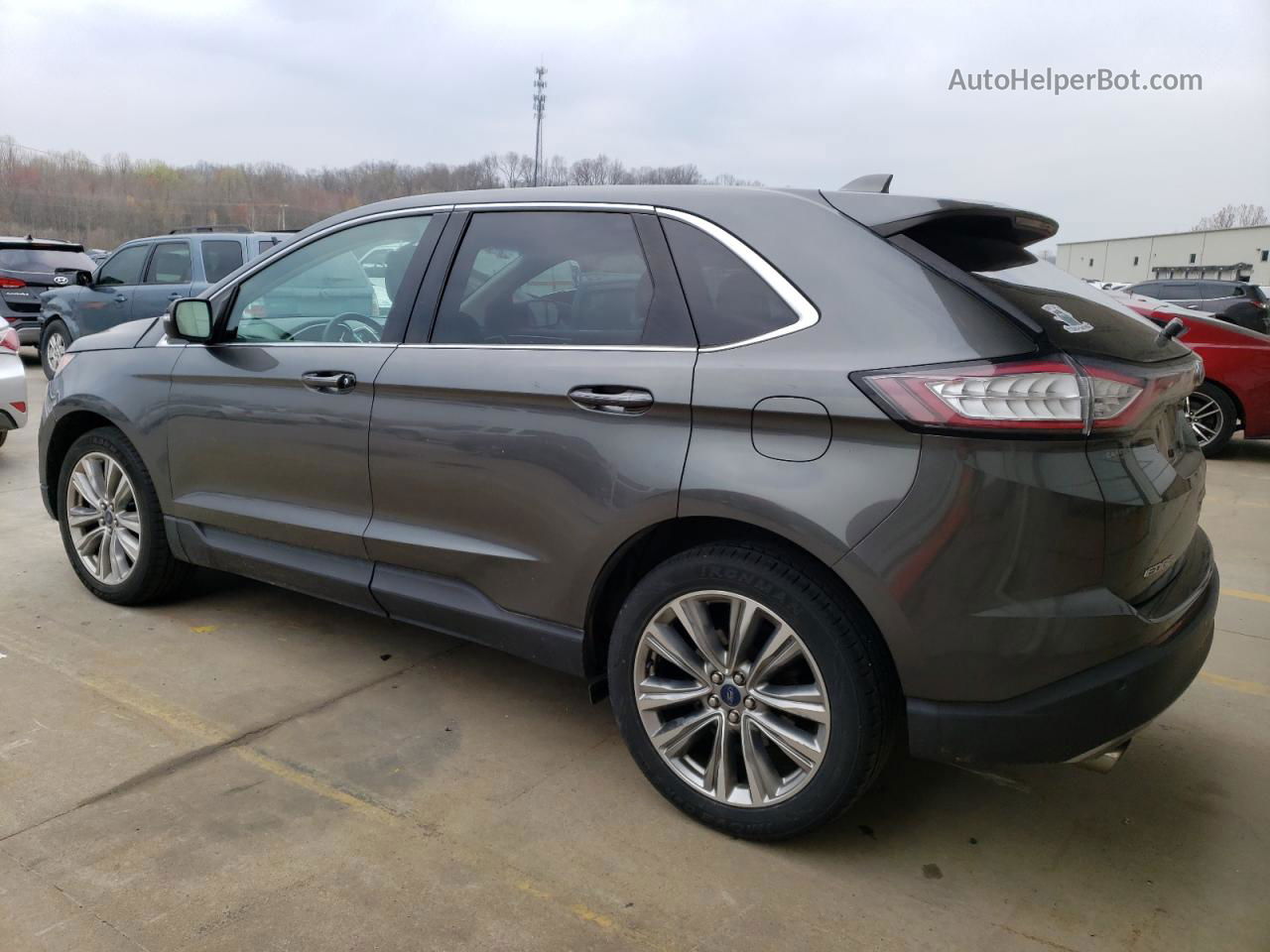 2016 Ford Edge Sel Charcoal vin: 2FMPK4J9XGBB71923