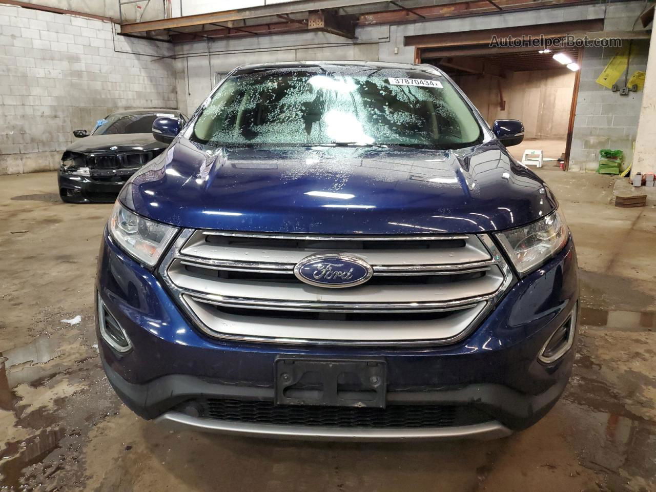 2016 Ford Edge Sel Blue vin: 2FMPK4J9XGBC43932