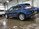 2017 Ford Edge Sel Blue vin: 2FMPK4J9XHBB21590