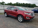 2018 Ford Edge Sel Red vin: 2FMPK4J9XJBB61707