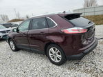 2019 Ford Edge Sel Burgundy vin: 2FMPK4J9XKBB45380