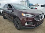 2019 Ford Edge Sel Burgundy vin: 2FMPK4J9XKBB75043