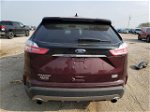 2019 Ford Edge Sel Burgundy vin: 2FMPK4J9XKBB98368