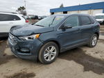 2019 Ford Edge Sel Blue vin: 2FMPK4J9XKBC50842