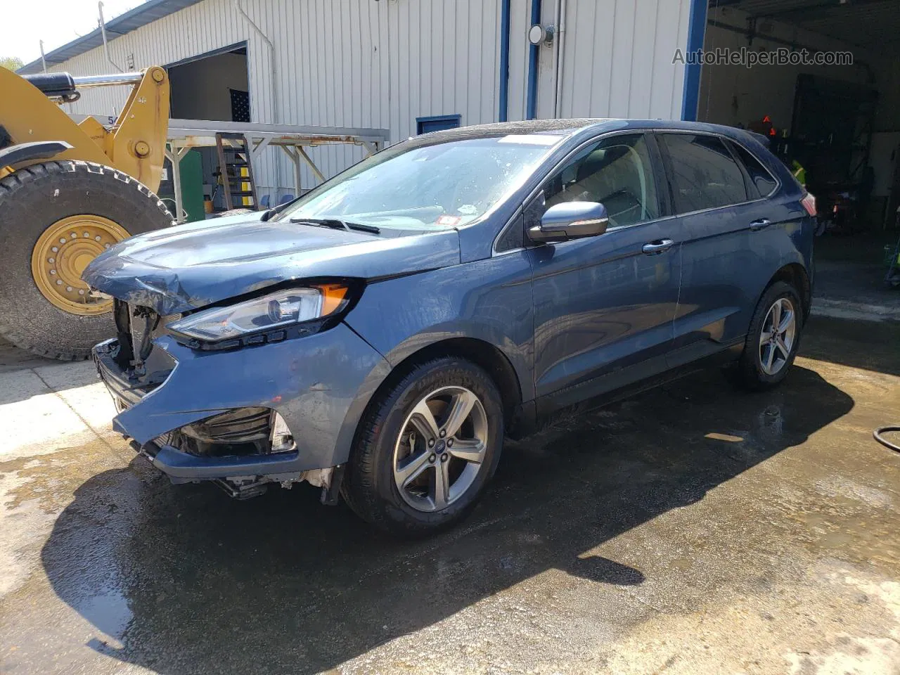 2019 Ford Edge Sel Blue vin: 2FMPK4J9XKBC55877