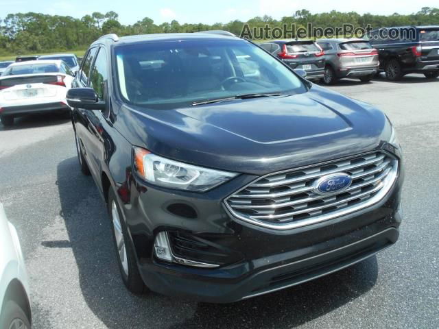 2019 Ford Edge Sel Черный vin: 2FMPK4J9XKBC59847