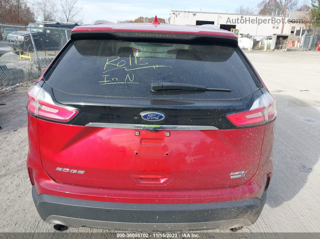 2020 Ford Edge Sel Red vin: 2FMPK4J9XLBA18050