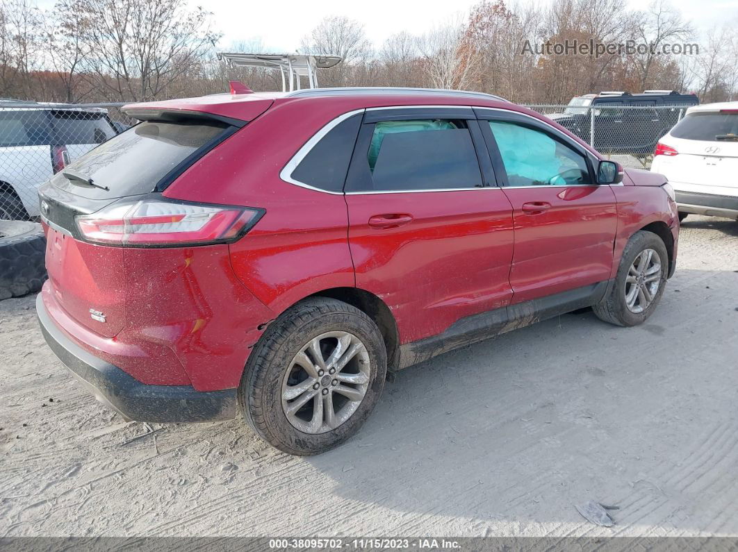 2020 Ford Edge Sel Red vin: 2FMPK4J9XLBA18050