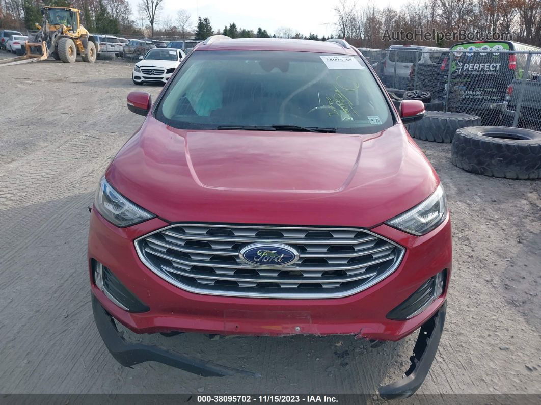 2020 Ford Edge Sel Красный vin: 2FMPK4J9XLBA18050