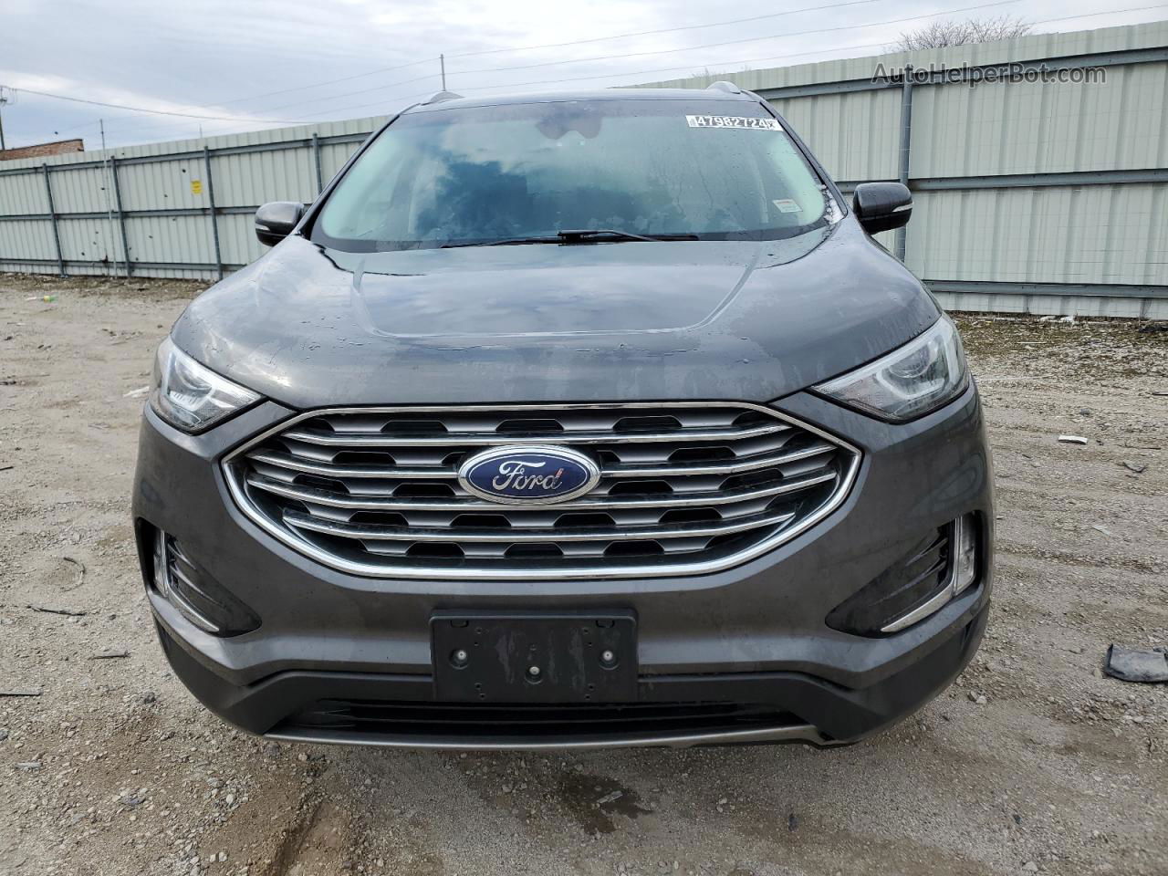 2020 Ford Edge Sel Серый vin: 2FMPK4J9XLBA60685