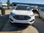 2020 Ford Edge Sel White vin: 2FMPK4J9XLBA83528