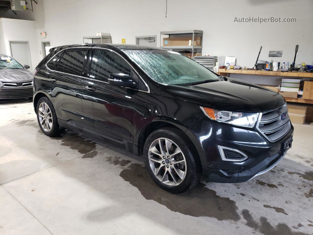 2015 Ford Edge Titanium Black vin: 2FMPK4K80FBB19785