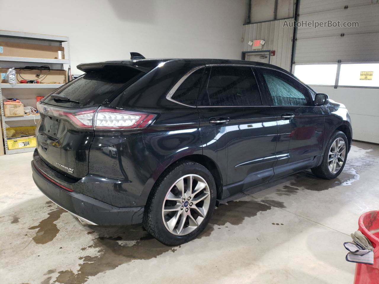 2015 Ford Edge Titanium Black vin: 2FMPK4K80FBB19785