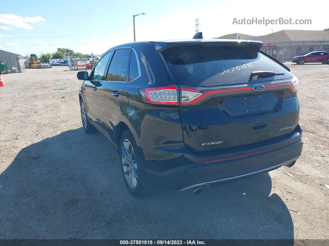 2017 Ford Edge Titanium Black vin: 2FMPK4K80HBB51297