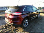 2017 Ford Edge Titanium Burgundy vin: 2FMPK4K80HBB71341