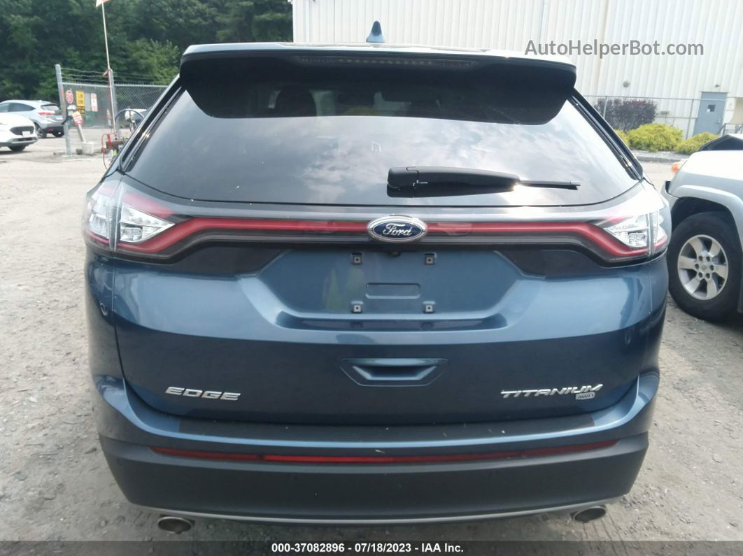 2018 Ford Edge Titanium Blue vin: 2FMPK4K80JBC24254