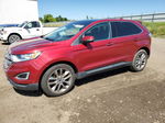 2016 Ford Edge Titanium Red vin: 2FMPK4K81GBB18405