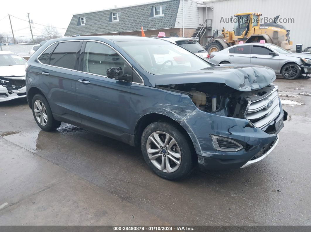 2018 Ford Edge Titanium Blue vin: 2FMPK4K81JBB36961