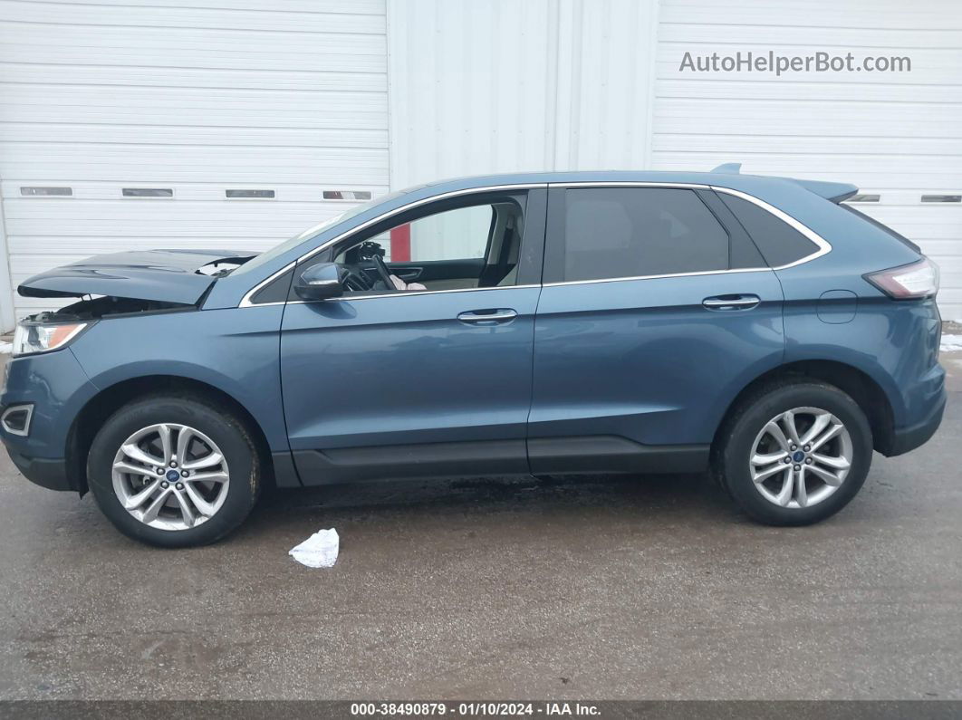 2018 Ford Edge Titanium Blue vin: 2FMPK4K81JBB36961