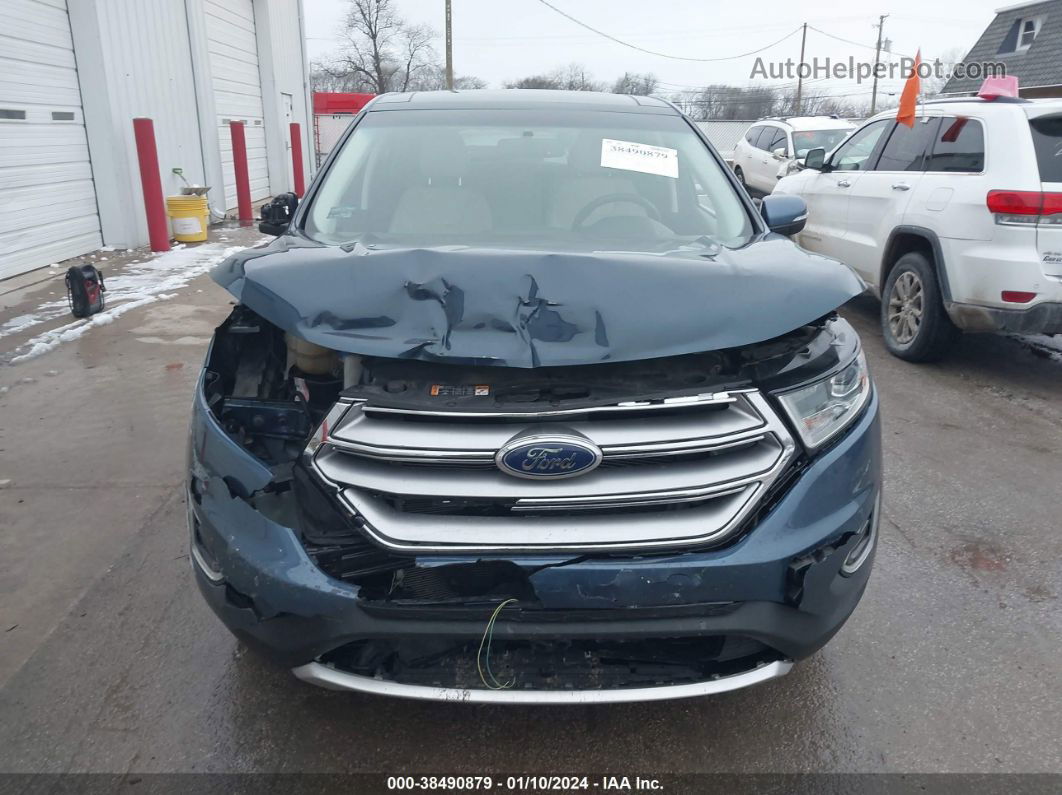 2018 Ford Edge Titanium Blue vin: 2FMPK4K81JBB36961