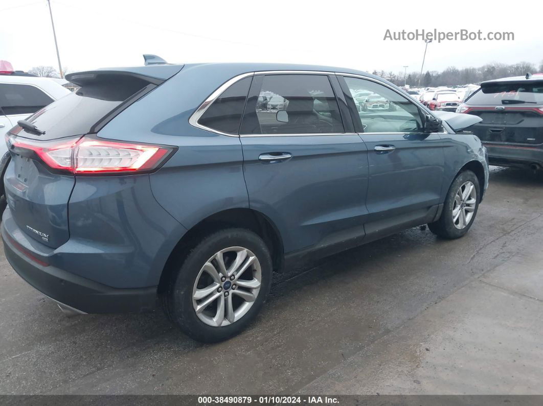 2018 Ford Edge Titanium Blue vin: 2FMPK4K81JBB36961