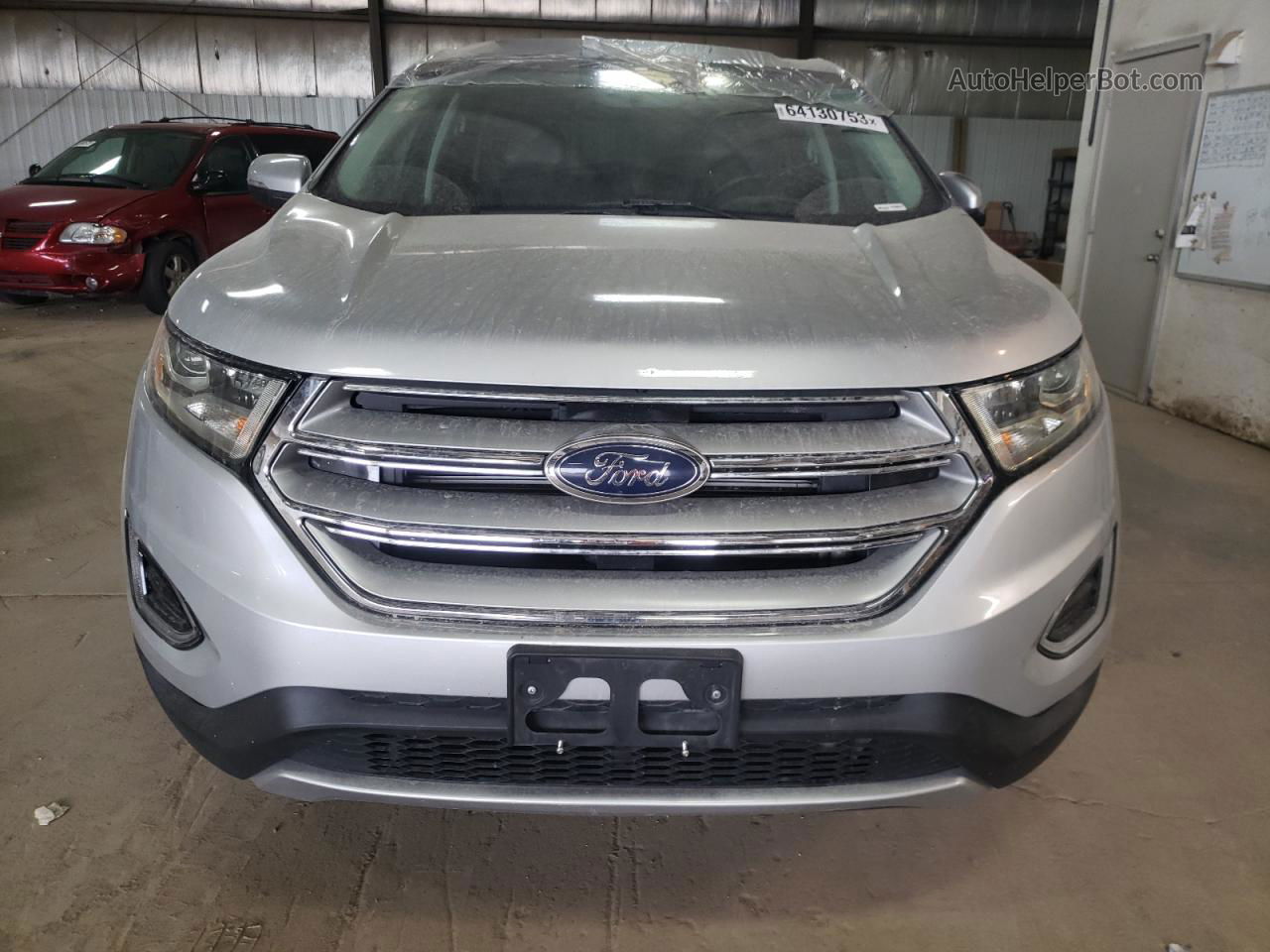 2018 Ford Edge Titanium Silver vin: 2FMPK4K81JBC02232