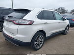 2015 Ford Edge Titanium White vin: 2FMPK4K82FBB82497