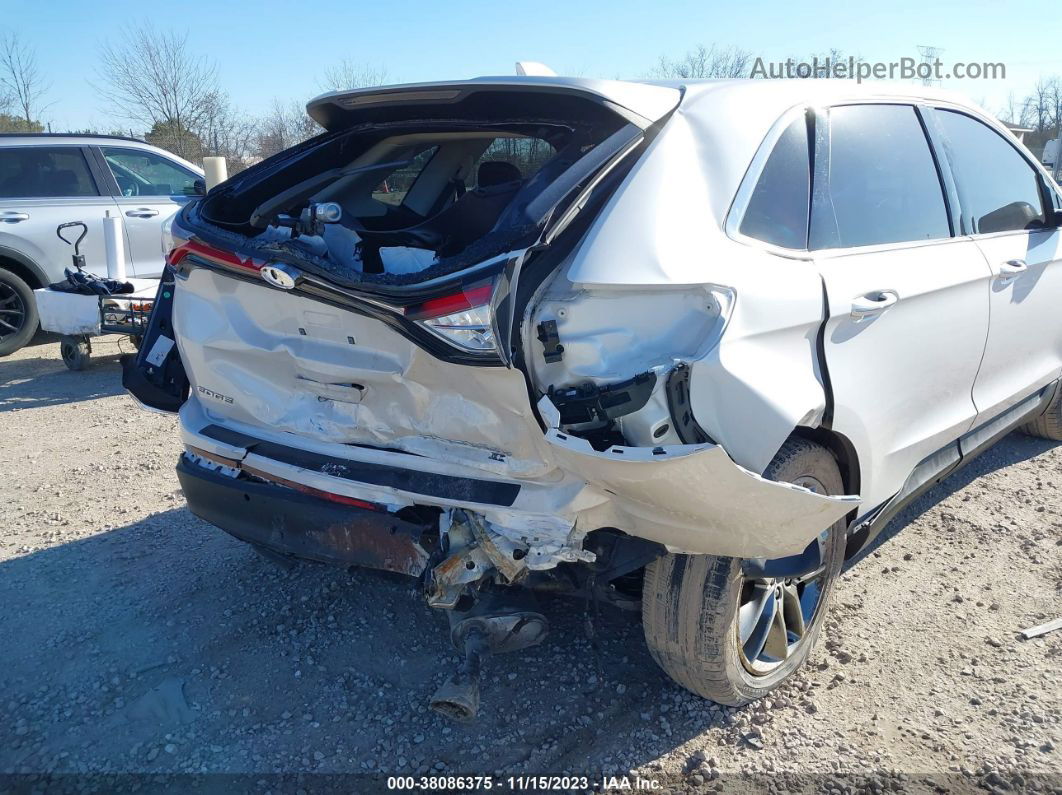 2016 Ford Edge Titanium White vin: 2FMPK4K82GBC13507