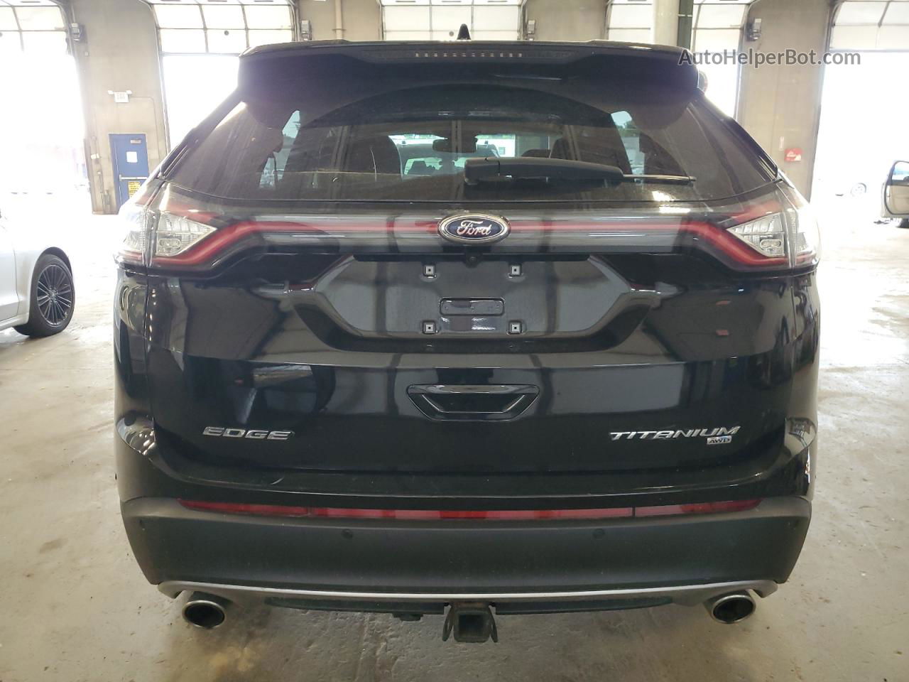 2016 Ford Edge Titanium Черный vin: 2FMPK4K82GBC52470