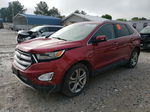 2016 Ford Edge Titanium Red vin: 2FMPK4K83GBB84518