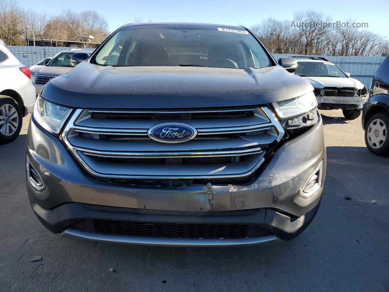 2018 Ford Edge Titanium Charcoal vin: 2FMPK4K83JBC15192