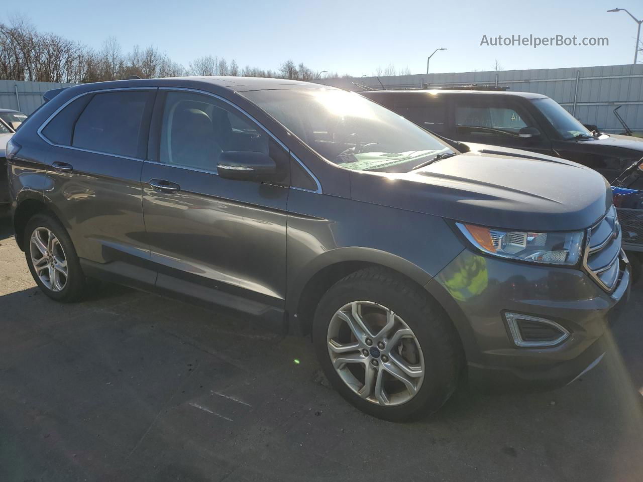 2018 Ford Edge Titanium Charcoal vin: 2FMPK4K83JBC15192