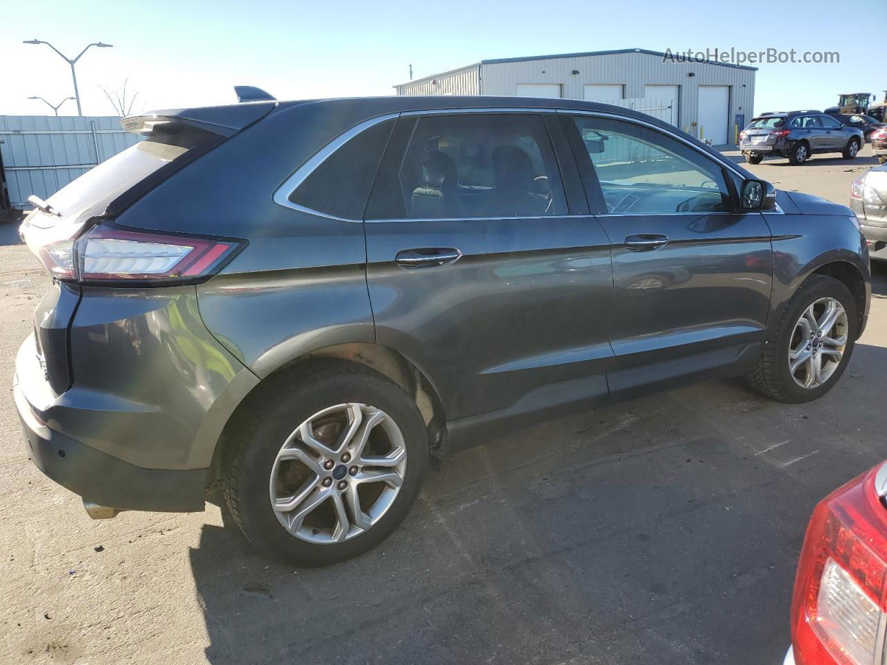 2018 Ford Edge Titanium Угольный vin: 2FMPK4K83JBC15192