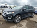 2017 Ford Edge Titanium Черный vin: 2FMPK4K84HBB67244