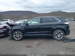 2017 Ford Edge Titanium Черный vin: 2FMPK4K84HBB86408