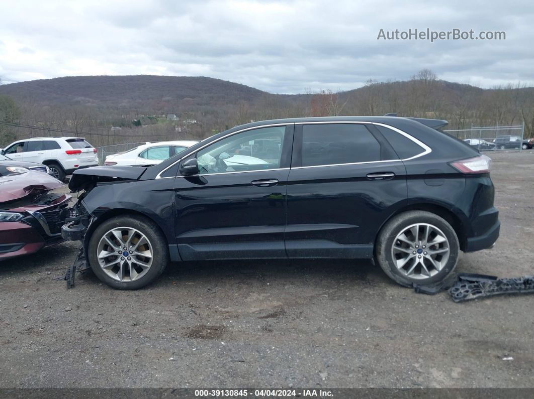 2017 Ford Edge Titanium Черный vin: 2FMPK4K84HBB86408