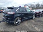 2017 Ford Edge Titanium Черный vin: 2FMPK4K84HBB86408