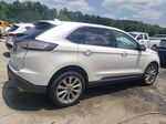 2018 Ford Edge Titanium White vin: 2FMPK4K84JBB55732