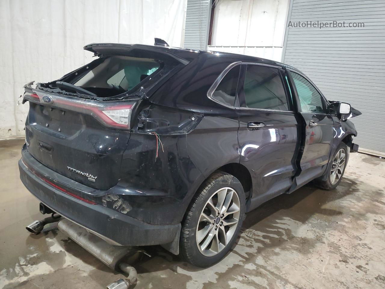 2018 Ford Edge Titanium Black vin: 2FMPK4K84JBB70036