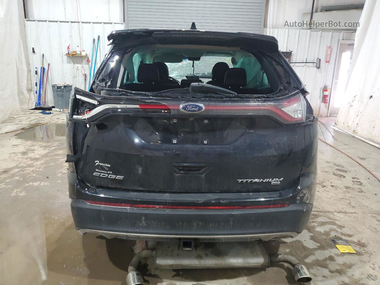 2018 Ford Edge Titanium Black vin: 2FMPK4K84JBB70036