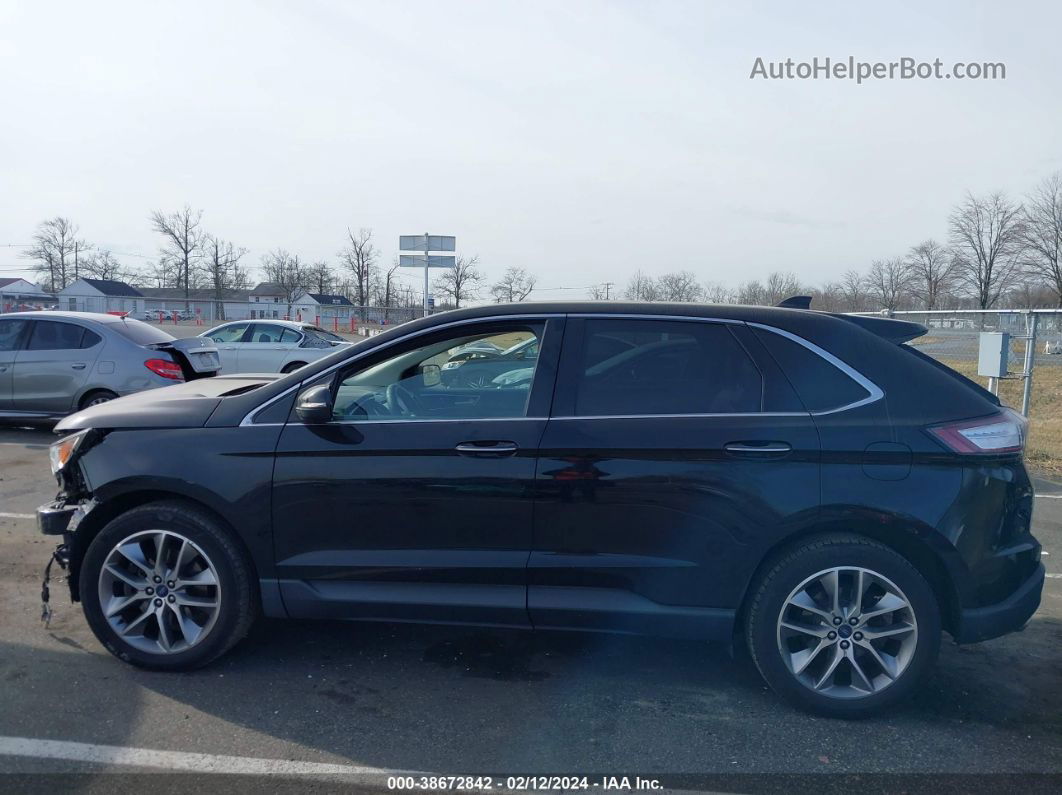 2018 Ford Edge Titanium Черный vin: 2FMPK4K84JBC49075