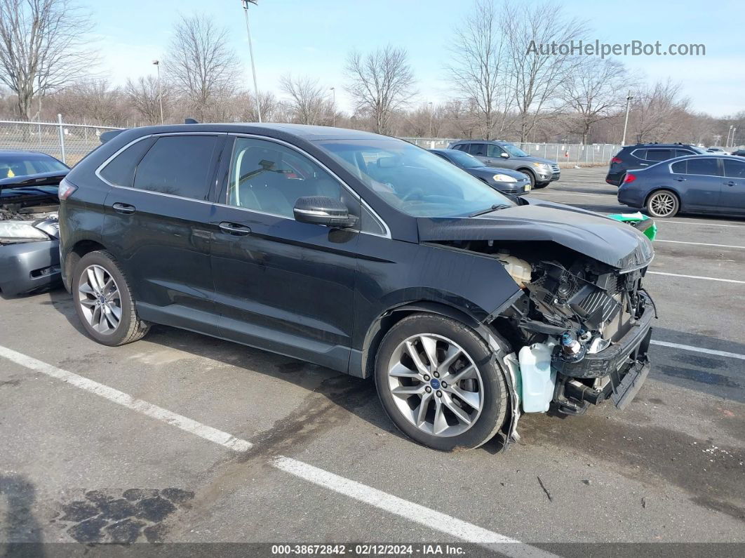 2018 Ford Edge Titanium Black vin: 2FMPK4K84JBC49075