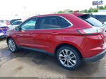 2017 Ford Edge Titanium Red vin: 2FMPK4K85HBB81914