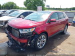 2017 Ford Edge Titanium Red vin: 2FMPK4K85HBB81914