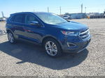 2017 Ford Edge Titanium Blue vin: 2FMPK4K85HBC12384